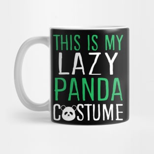 This Is My Lazy Panda Costume Mug